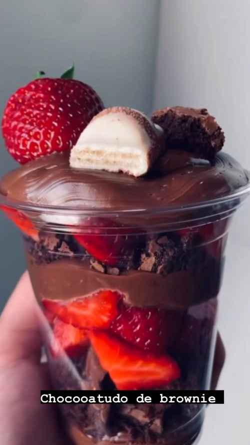 chocolatudo de brownie