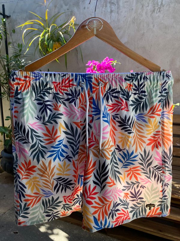 Short Elastano Premium Dubai – Folhagens 