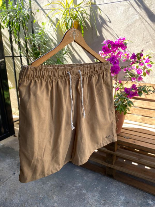 Shorts Linho Marron