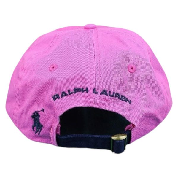 BONÉ POLO SPORT RALPH LAUREN ROSA /AZUL MARINHO 