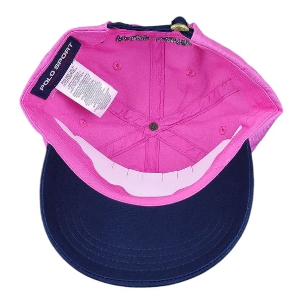 BONÉ POLO SPORT RALPH LAUREN ROSA /AZUL MARINHO 