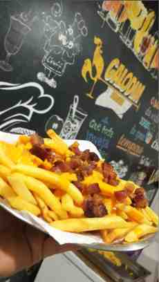 Batata Frita com Bacon