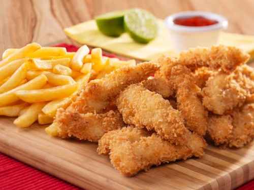 Porção de isca de frango 