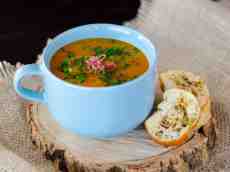 Caldo de Mandioca c/ Carne
