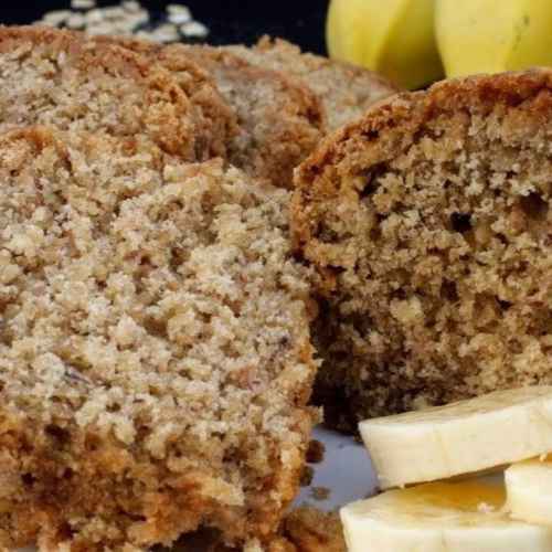 Bolo de Banana Nozes e Canela