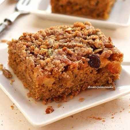 Bolo de Maça com Canela