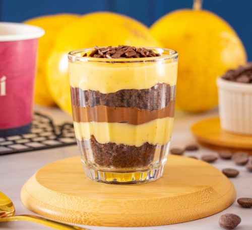 Bolo no Pote Maracujá com Chocolate