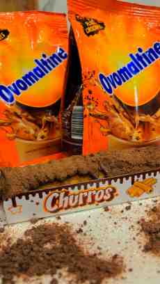 Churros Ovomaltine 