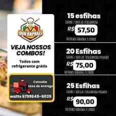 COMBOS ESFIHA +REFRIGERANTE2L 