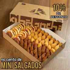QUARTA Promo Cento de Mini Salgado - 10% OFF
