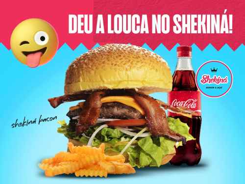 DEU A LOUCA !!!   BURGER + FRITAS + COCA 200ML R$29,99