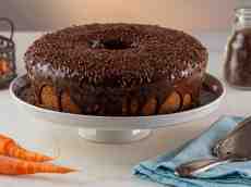 Bolo de Cenoura com Chocolate