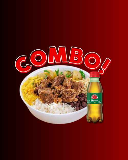 Combo do dia - Marmitex P + refrigerante de 200ml