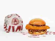Burger ( Bbq Crispy onion Corn Flakes )
