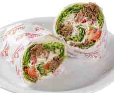 Wrap de Carne Desfiada com Cream Cheese 